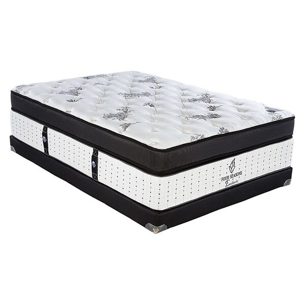 Juego de box y colchon four season spring air king size Sears