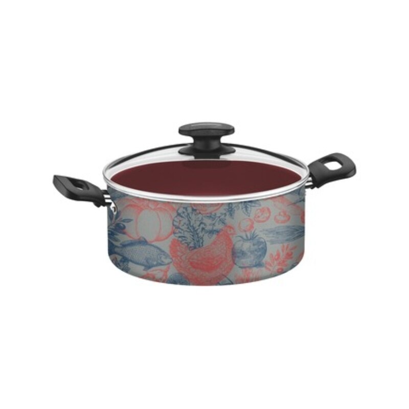 Batería de cocina tramontina alabama 27899399 8 piezas roja end - Sears