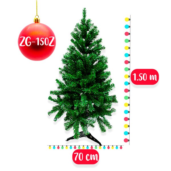 Arbol Pino De Navidad Verde 1 50 Mts Vara De Estrella Arbol Artificial Sears