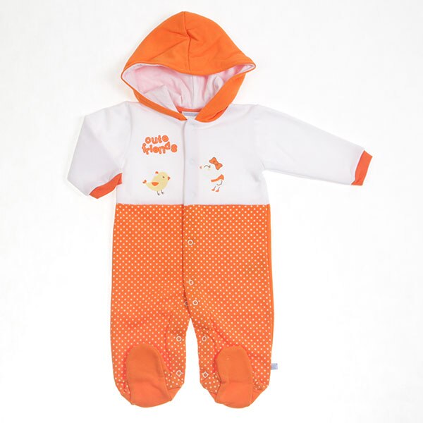 pijama bebe naranja