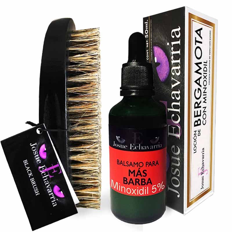 Tratamiento para cabello y barba bergamota con minoxidil 5