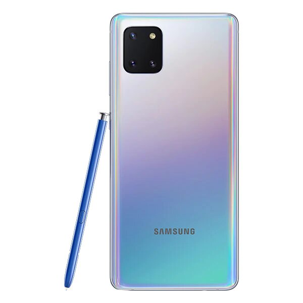 samsung note 10 lite silver colour