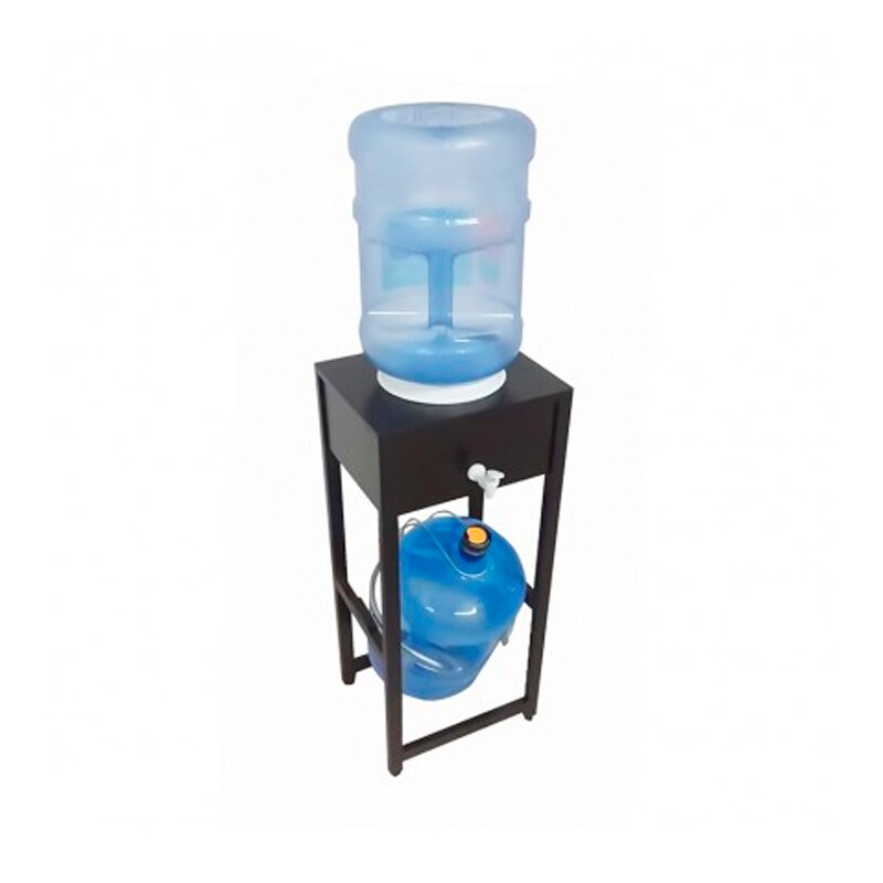 Dispensador porta garrafón de agua compacto color chocolate - Sears