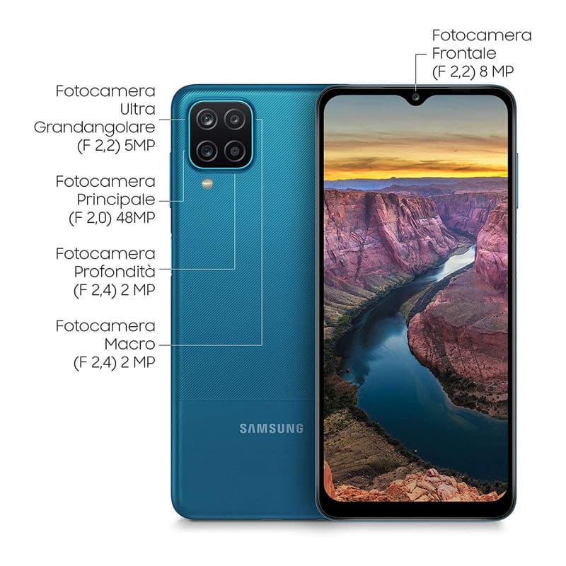 Samsung Galaxy A12 64gb 4gb Azul Sears 4731