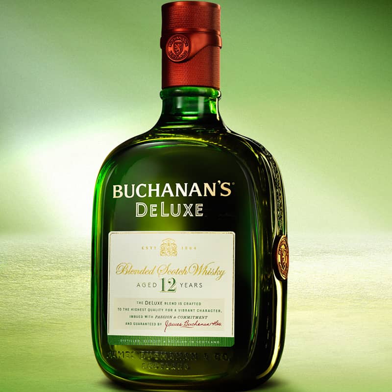 Buchanans deluxe 12 años 750ml y red label 700ml duo pack Sears