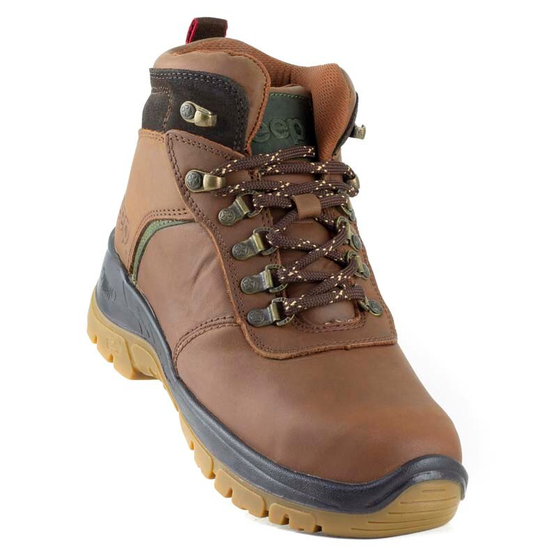 Botas de trabajo con casquillo de acero jeep original 18000 crazy