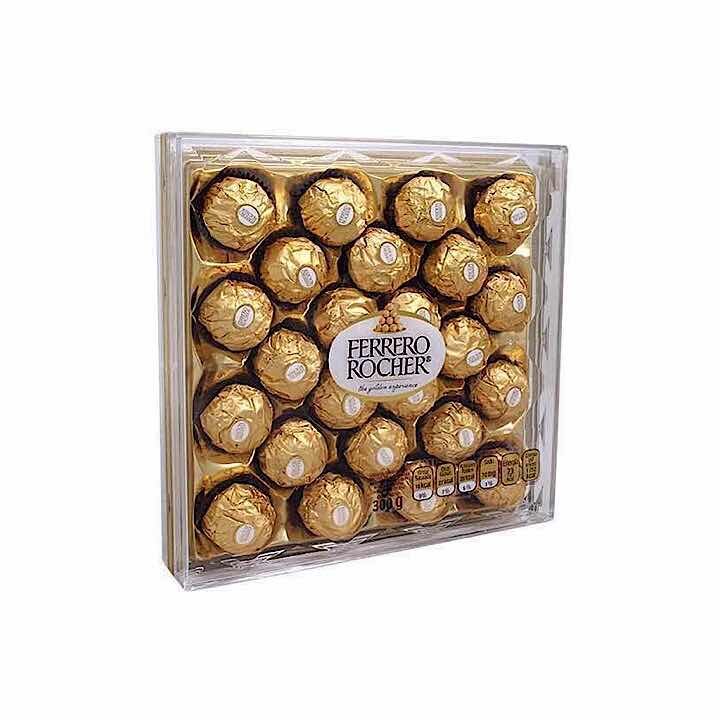 Estuche de chocolates ferrero rocher 24 piezas Sears