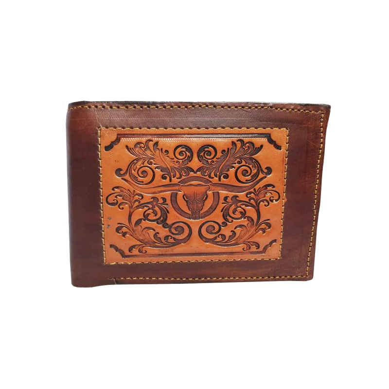 Cartera Para Caballeros De Cuero Billeteras Para Hombres En Cuero Detalles Artesanales Sears