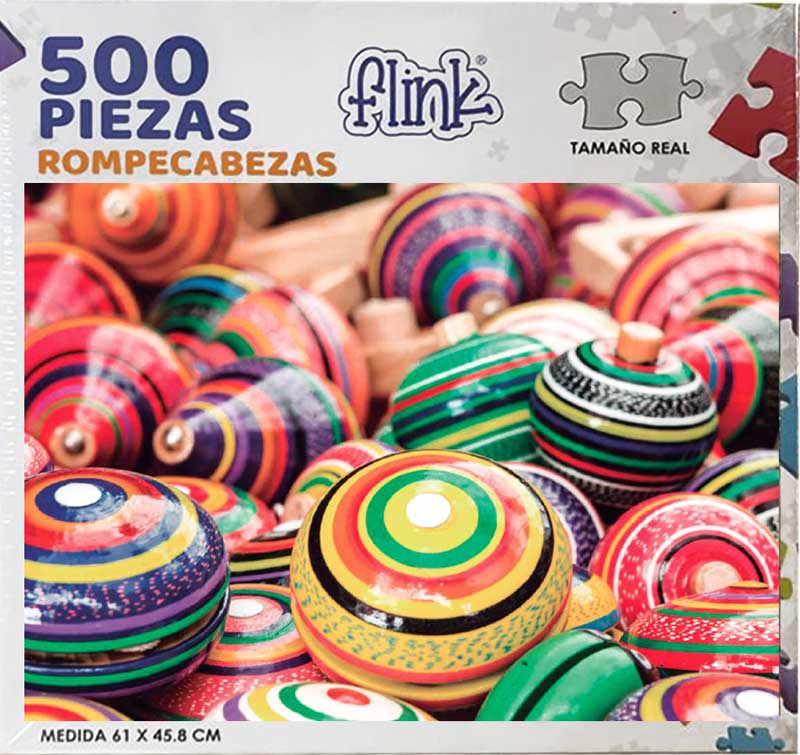 Flink rompecabezas trompos artesanía mexicana Sears