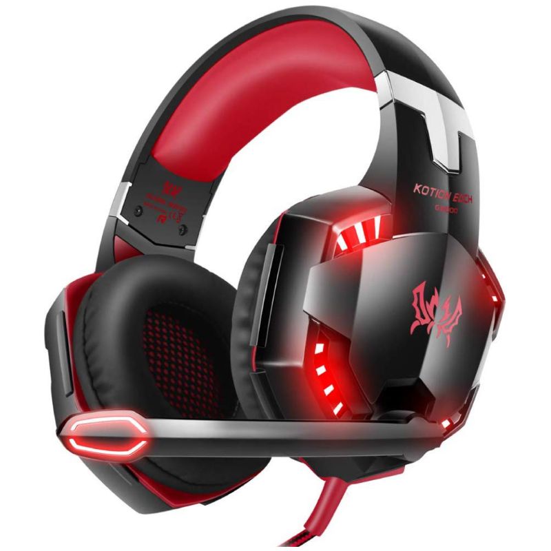 Audífonos Headset Gamer Con Micrófono Kotion Each G2000 Rojo Sears 1703