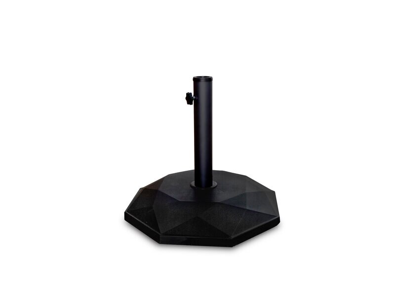 Base p/sombrilla diamante concreto negra (25) sindo outdoor - Sears