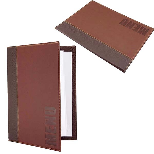 Porta Menu Securit Trendy - Formato A4, Similpelle Verde, Con Inserto Doppio - Foto 9