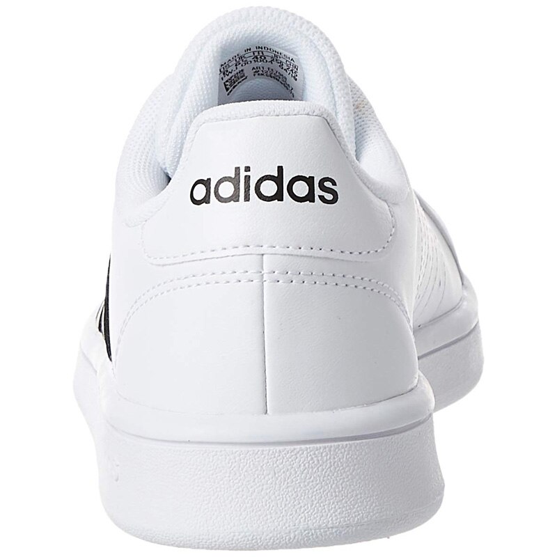 Tenis adidas grand court base ee7968 blanco franjas negras mujer - Sears