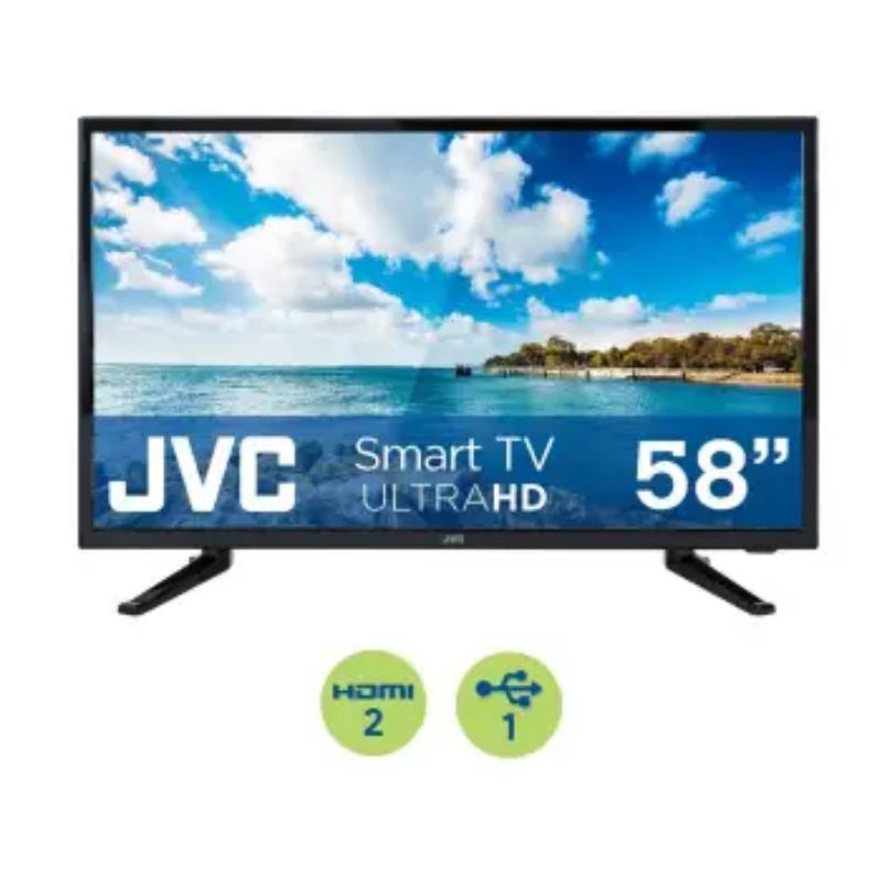Pantalla Jvc 58 Pulgadas Led 4k Smart Tv Si58us Sears