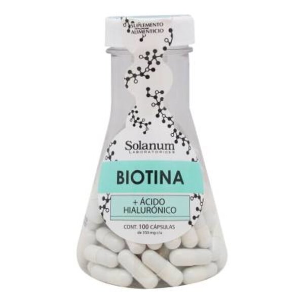 Biotina mas acido hialuronico solanum 100 caps - Sears