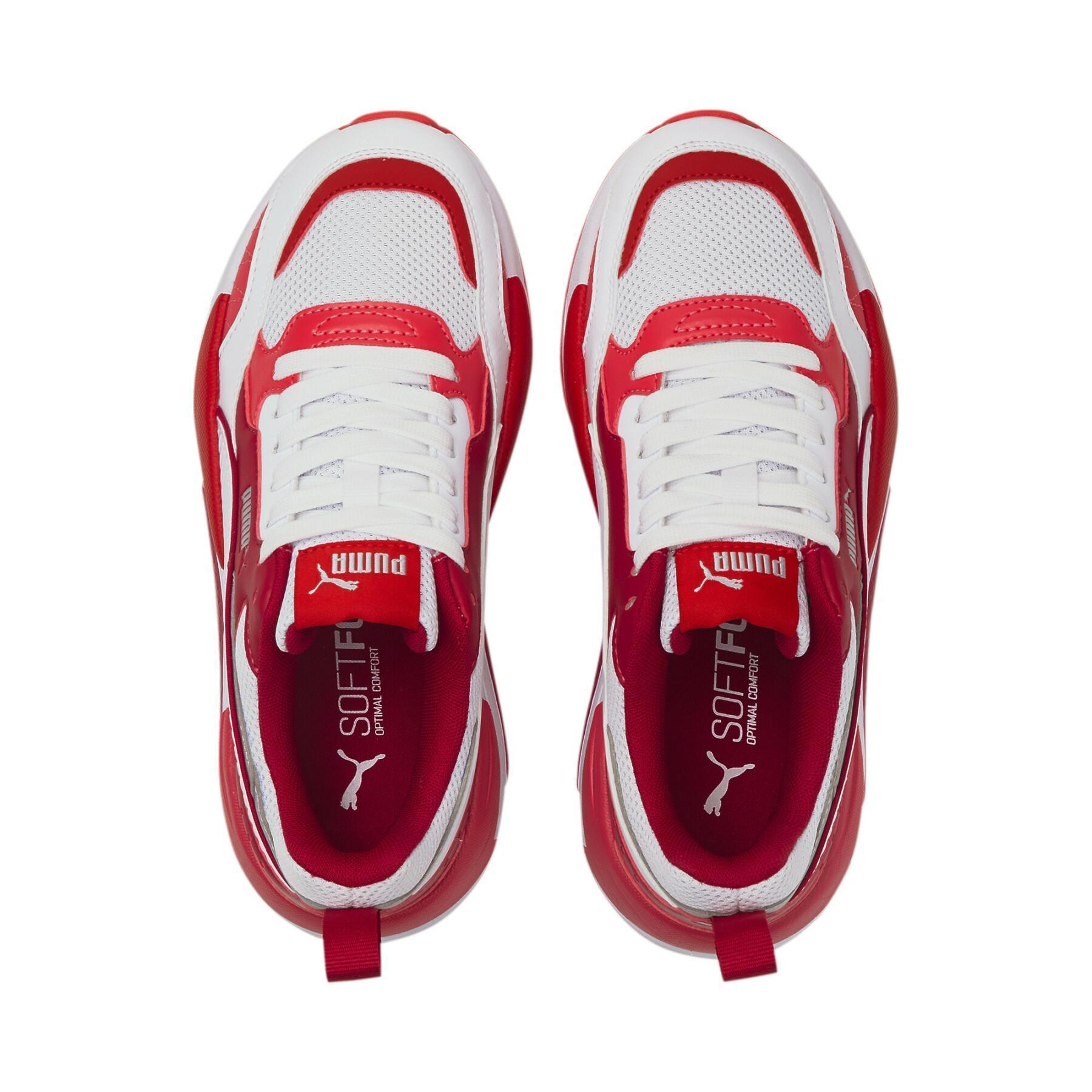 Tenis puma x-ray 2 square blanco rojo - Sears