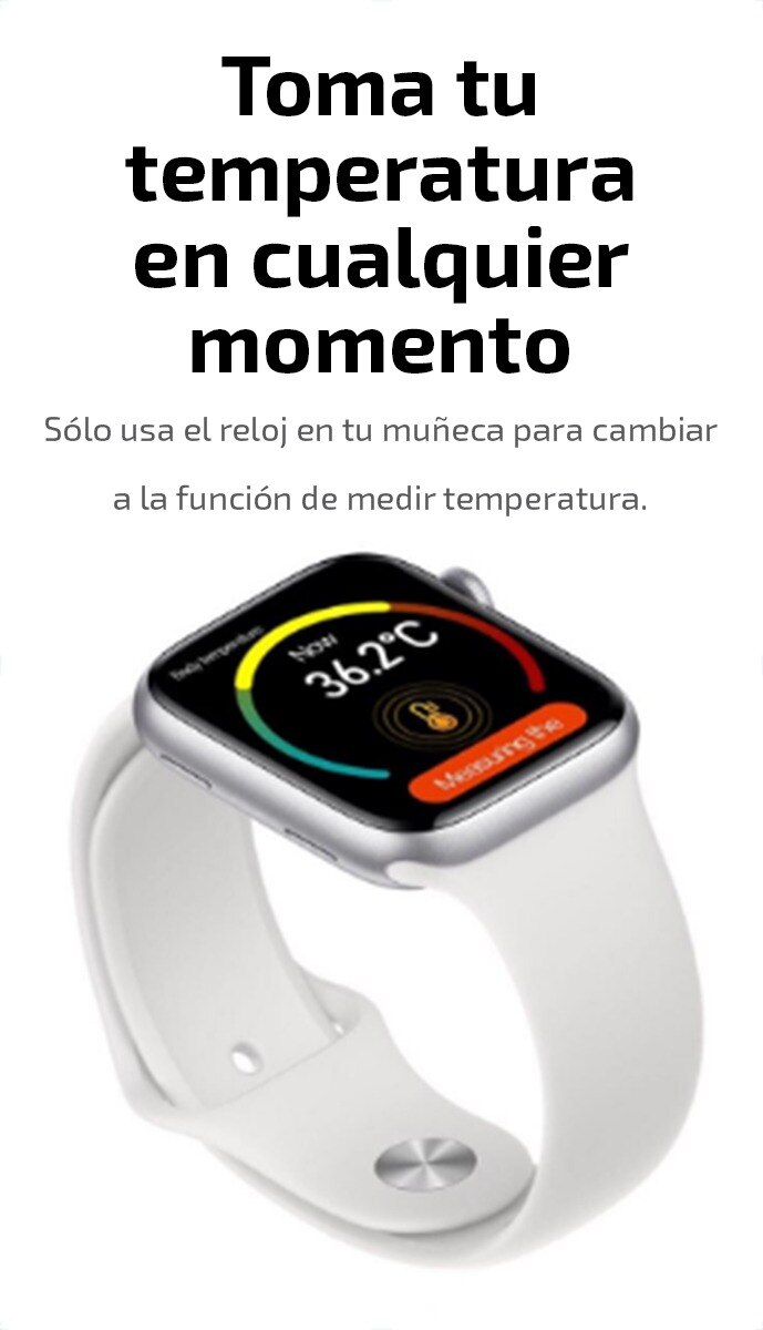 Reloj inteligente watch 6 plus compatible con ios y android el único  smartwatch con juegos integrados. -