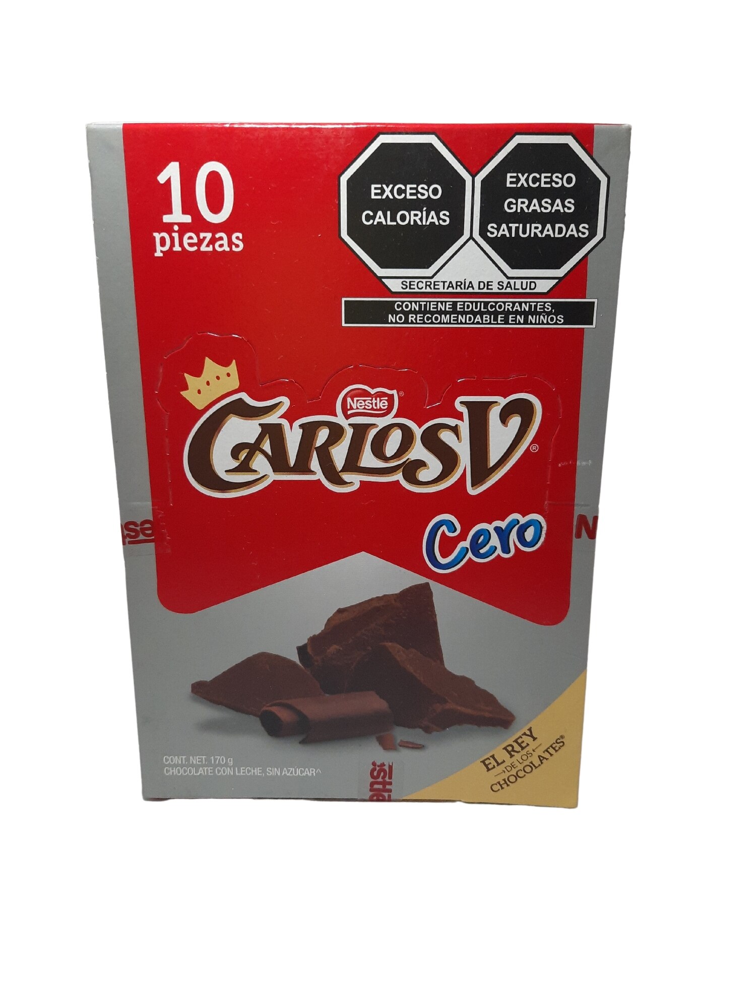 Chocolate nestle carlos v cero 10 pz 170g Sears