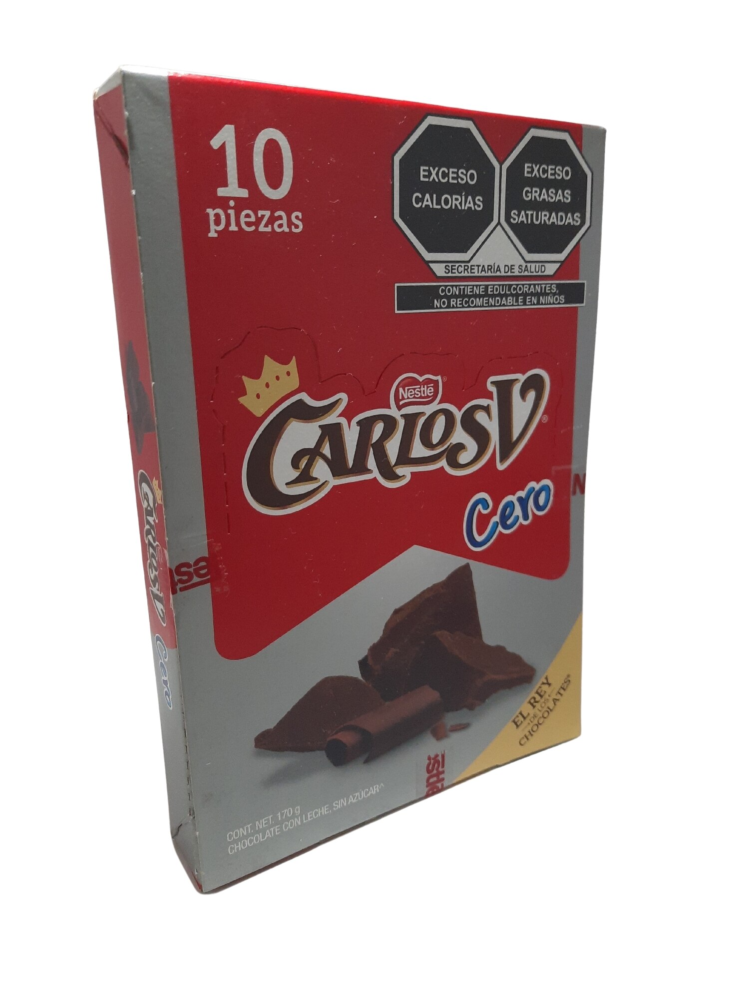 Chocolate nestle carlos v cero 10 pz 170g Sears