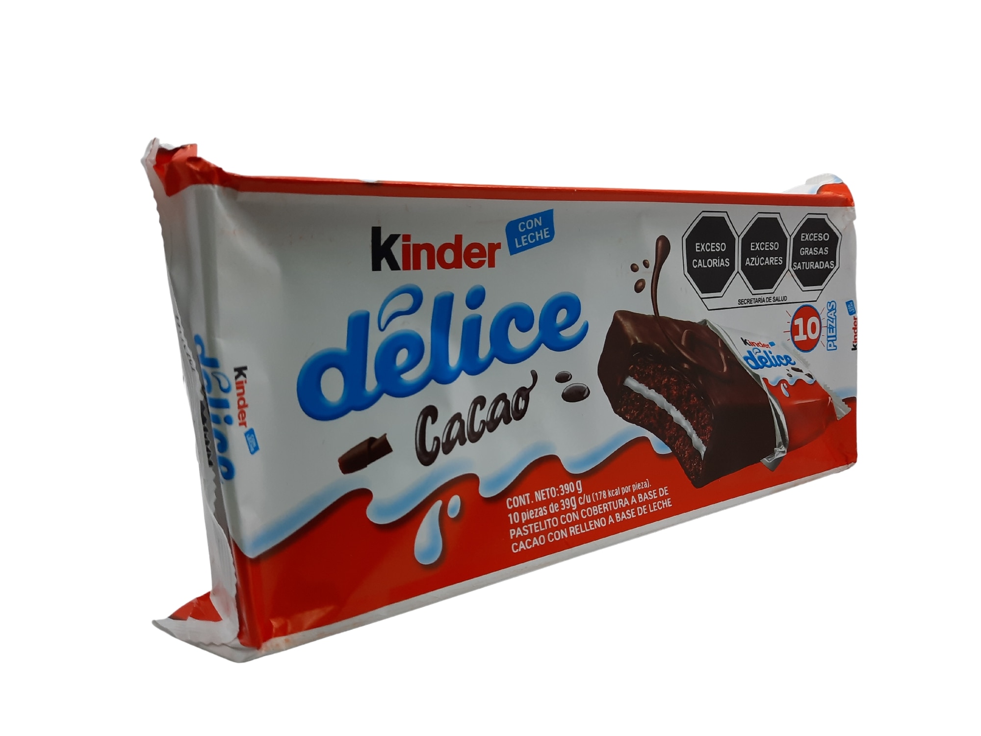 Chocolate kinder delice cacao 10 pz 390 g Sears