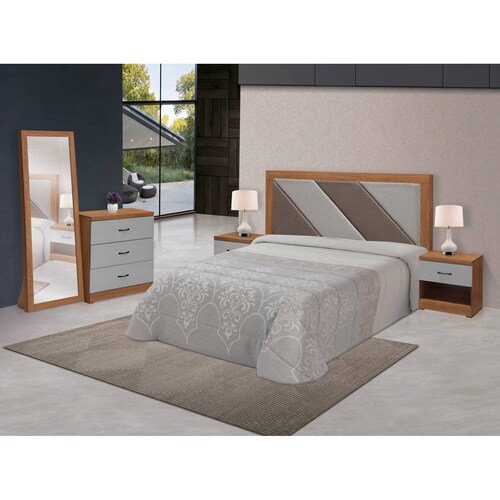 Recamara King Size Arenal Nogal - Kessa.