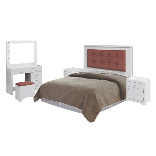 Recamara King Size Bejar Blanco - Kessa