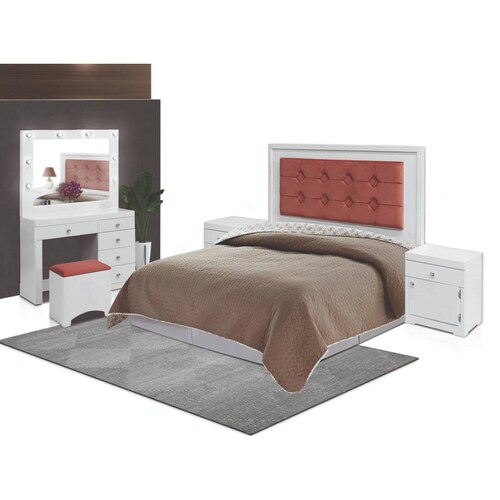 Recamara King Size Bejar Blanco - Kessa