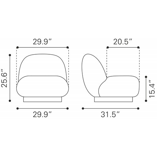 Sillon Myanmar Blanco - Kessa.