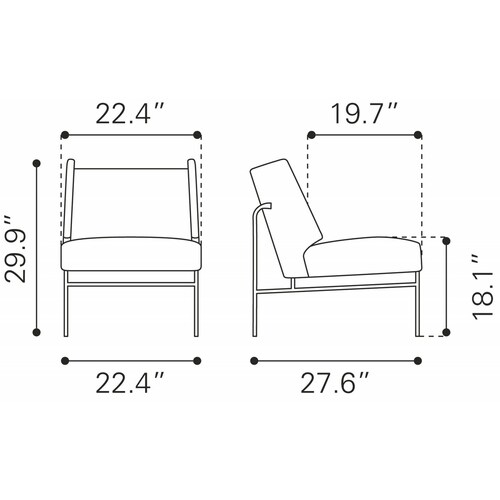 Sillon Atlanta Verde - Kessa
