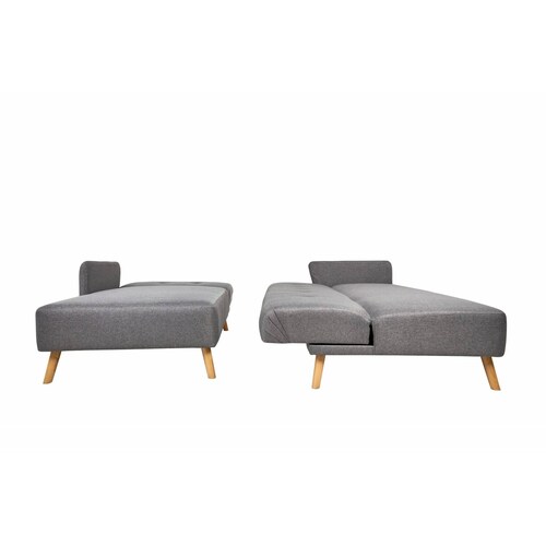 Sofa Cama Ariel 2 Gris - Kessa.