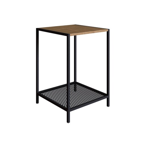 Mesa Lateral Foster Negro - Kessa.