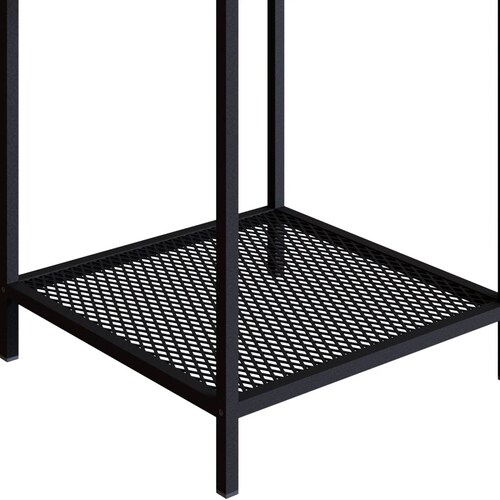 Mesa Lateral Foster Negro - Kessa.