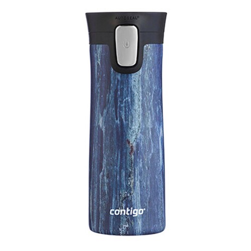 Termo 14 Oz Acero Inoxidable Autoseal Couture Marmol Contigo Azul