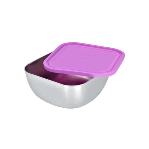 Toper Contenedor 19 Cm Con Tapa Lila 2.4 L 2pzs Tramontina