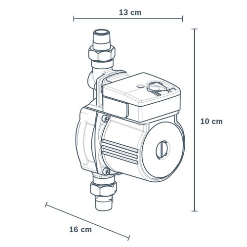 Bomba Presurizadora Para 2 Servicios 120 W Bosch