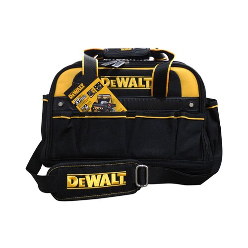 Bolsa Mochila Porta Herramientas Con Correa Ajustable Dewalt 