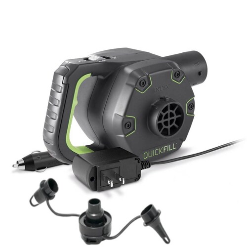 Bomba Con Bateria Recargable 120v Inflar Y Desinflar Intex 