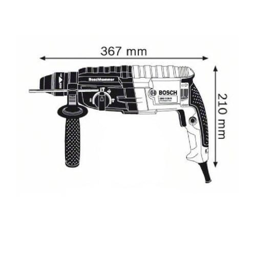 Rotomartillo Perforador Prof Gbh 2-24d Colector Polvo Bosch 