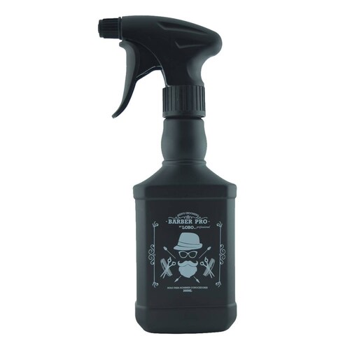 Atomizador Negro Mate Barber Pro 1792-00 Lobo 