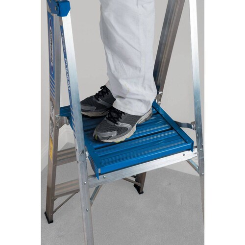 Escalera Tijera De Podio Plataforma Alum Tipo I 2 Esc Werner 