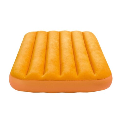 Colchon Inflable Para Niños 88 X 157 Cm Azul O Naranja Intex Multicolor