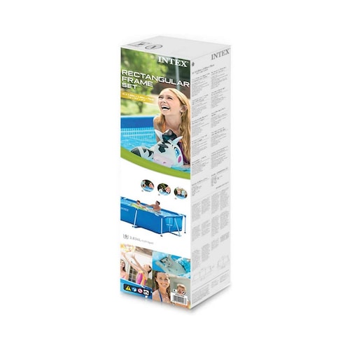 Alberca Piscina Hogar Rectangular 300 X 200 X 75 Cm Intex 