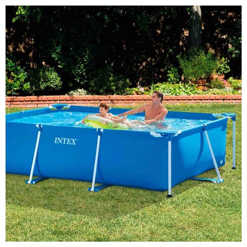 Alberca Piscina Hogar Rectangular 300 X 200 X 75 Cm Intex 