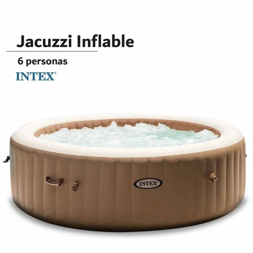 Tina Jacuzzi Inflable Spa 6 Per Burbuja 2.15 M Purespa Intex 
