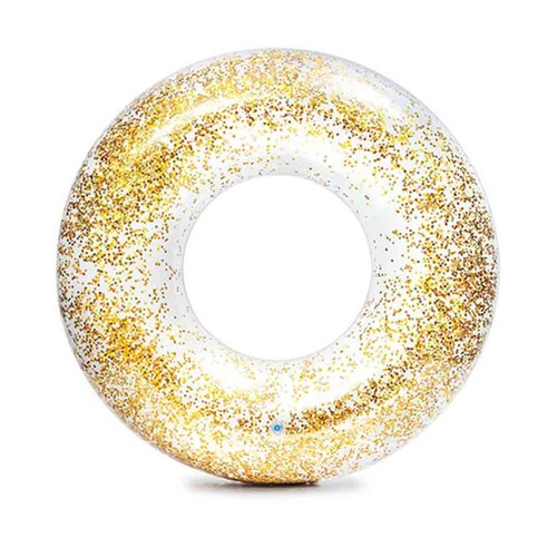 Flotador Inflable Dona Con Diamantita Glitter 56274np Intex Estandar Multicolor