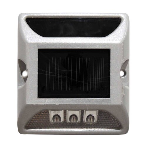 Vialeta Inteligente de Aluminio (Led-Solar) a una Cara y Luz Blanca VT-SOL Kingsman 