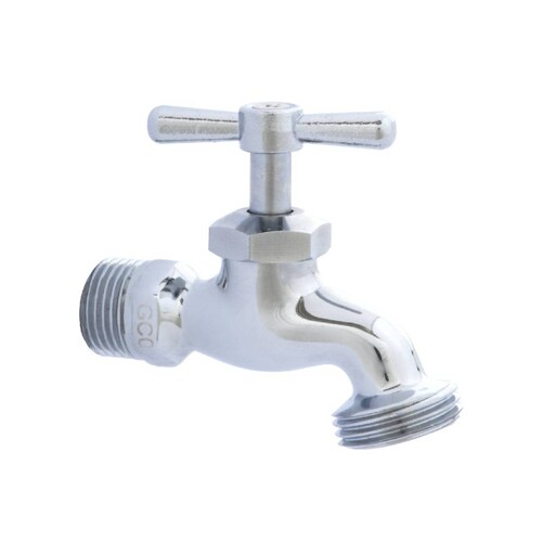Llave De Compresion Cromada De 1/2 Para Manguera 4019c Dica 
