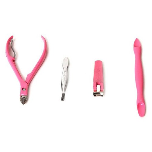 Juego Manicure Para Uñas De Estilista 4 Pzs Namaro Design 