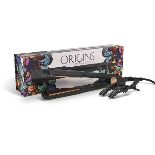 Plancha Profesional Origins Negra Estilismo 232 Grados Loox