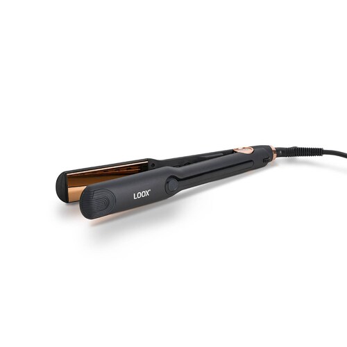 Plancha Profesional Origins Negra Estilismo 232 Grados Loox